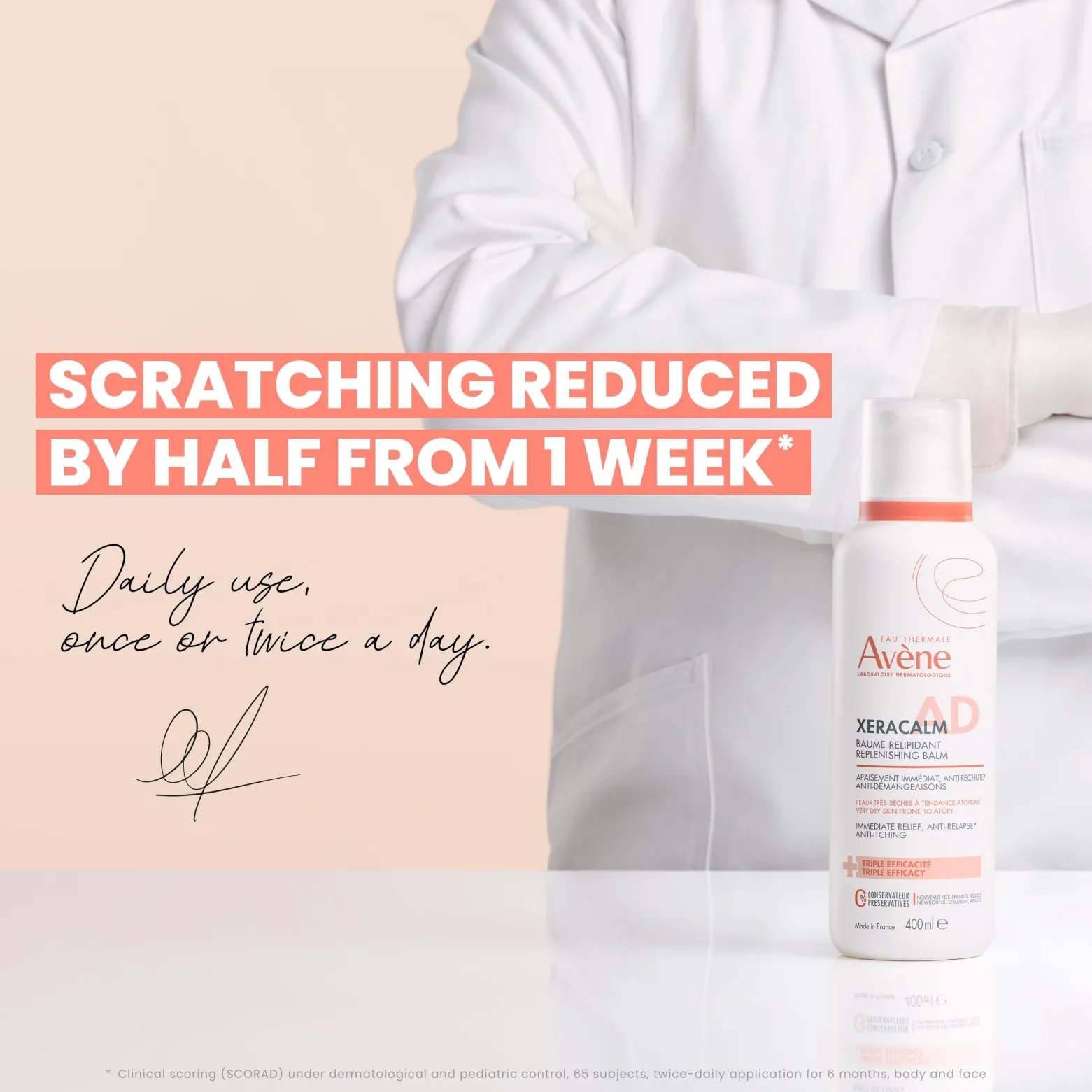 Avène XeraCalm A.D Replenishing Balm 400ml (13.53floz)