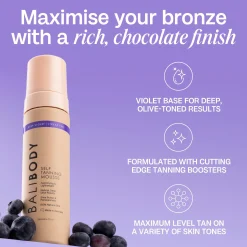 Bali Body Deep Violet Self Tanning Mousse 200ml (6.7floz)