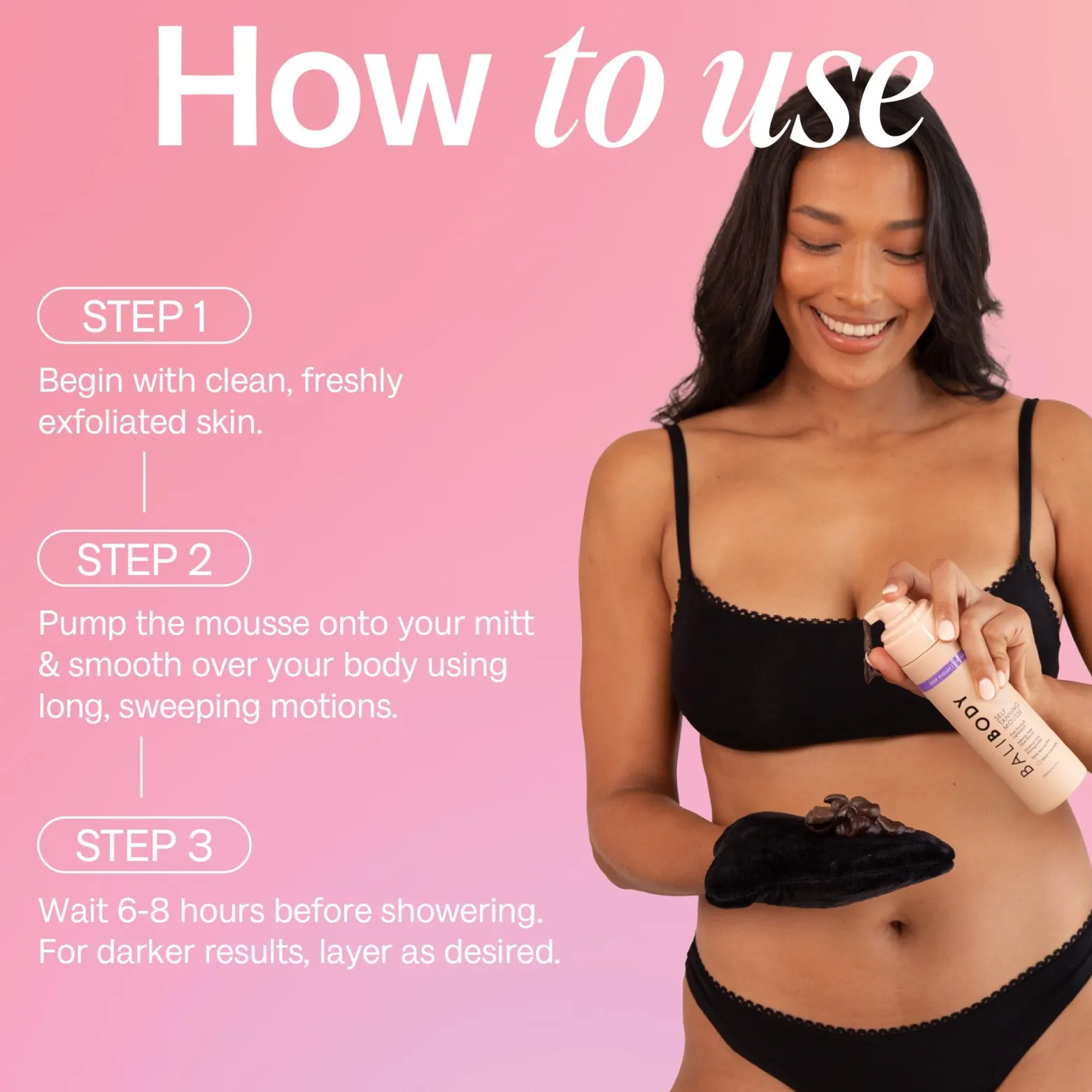 Bali Body Deep Violet Self Tanning Mousse 200ml (6.7floz)