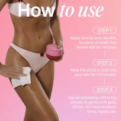 Bali Body Express Tan Remover Exfoliating Body Scrub 225g (7.94oz)