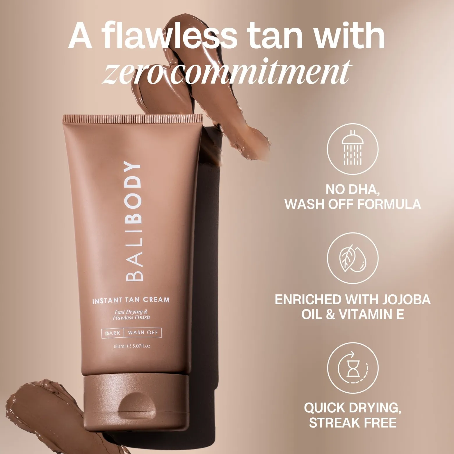 Bali Body Instant Tan Cream 150ml (5.07floz)