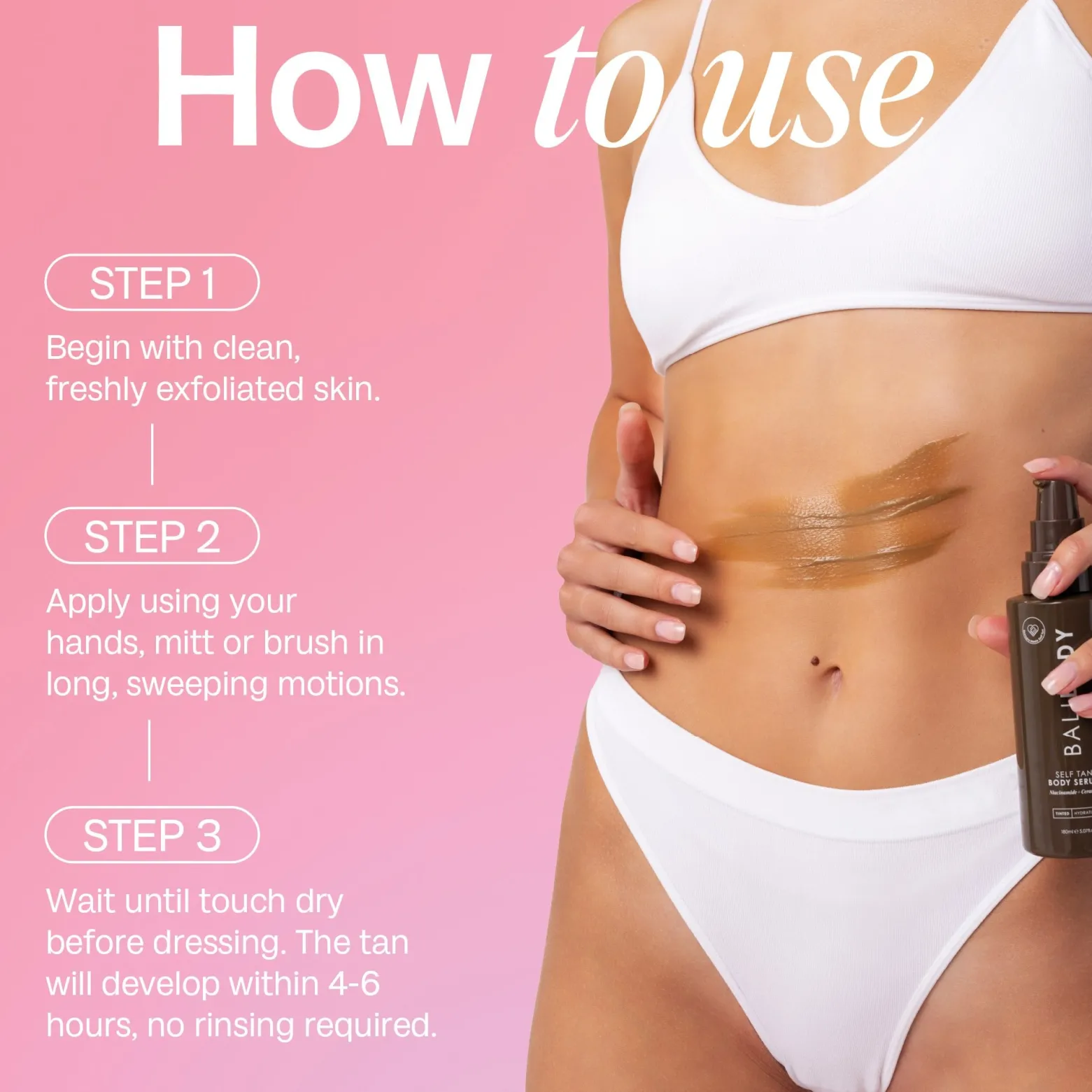 Bali Body Self Tan Body Serum 180ml (5.07floz)