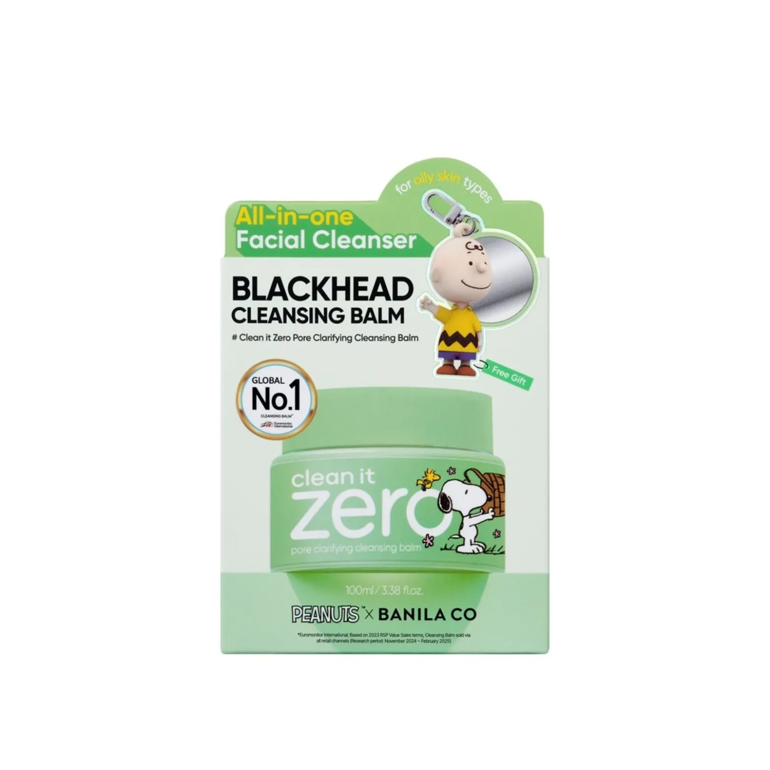 Banila Co x Peanuts Clean It Zero Pore Clarifying Cleansing Balm 100ml (3.38floz)