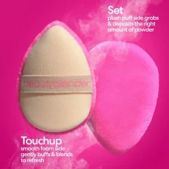 beautyblender Power Pocket Puff Dual Sided Powder Puff