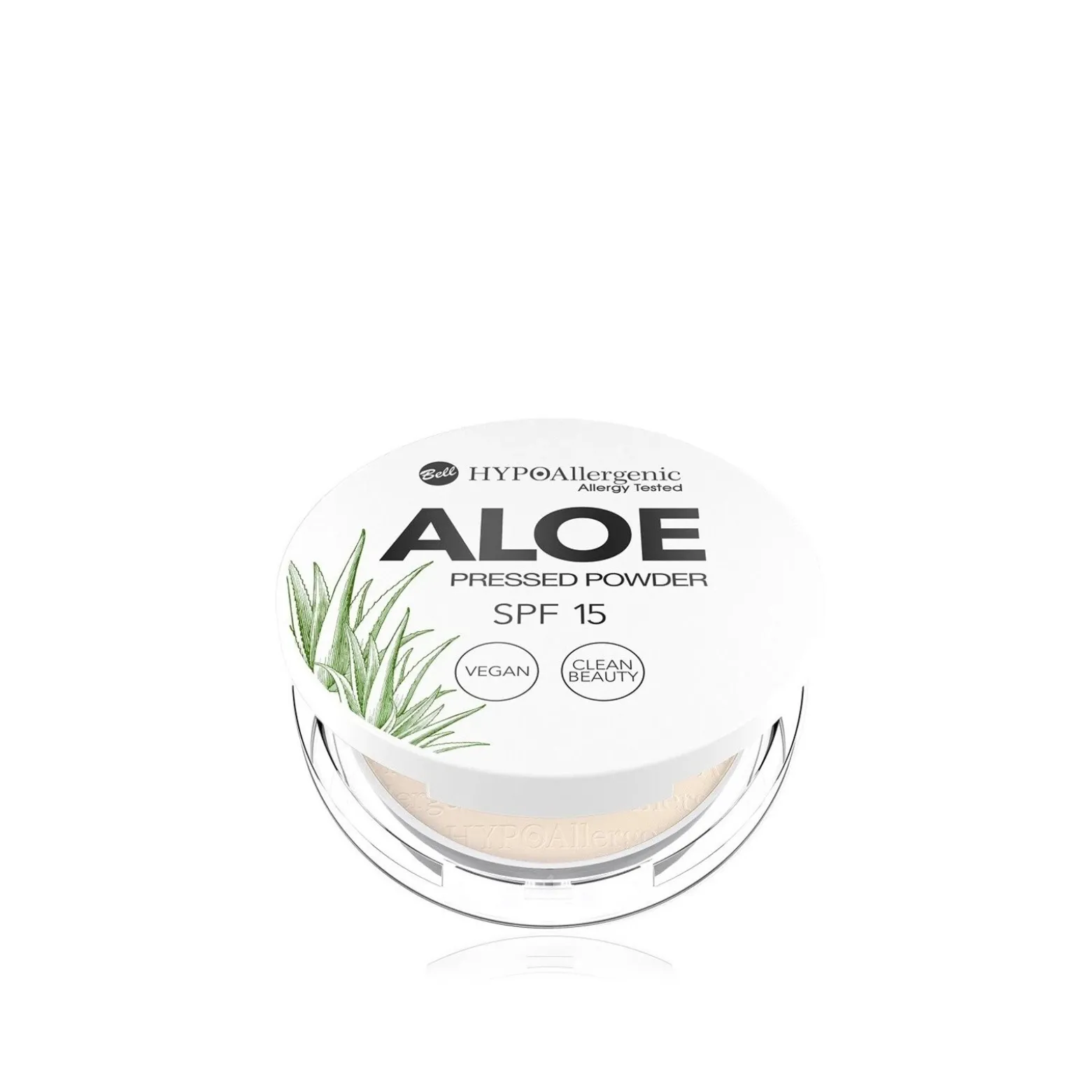Bell HYPOAllergenic Aloe Pressed Powder SPF15 01 Cream 5g (0.17oz)