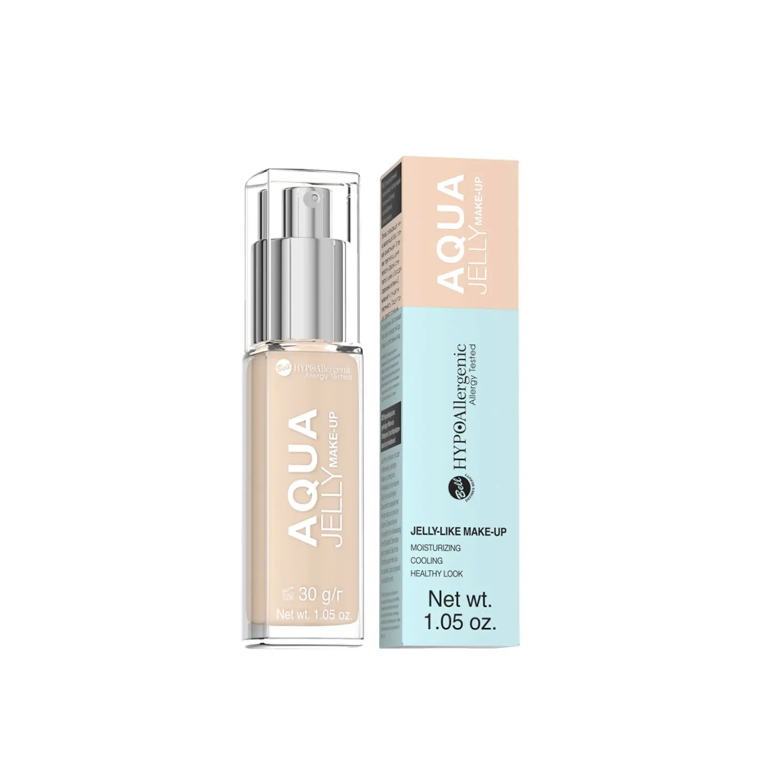 Bell HYPOAllergenic Aqua Jelly Makeup 01 Light Porcelain 30g (1.05oz)