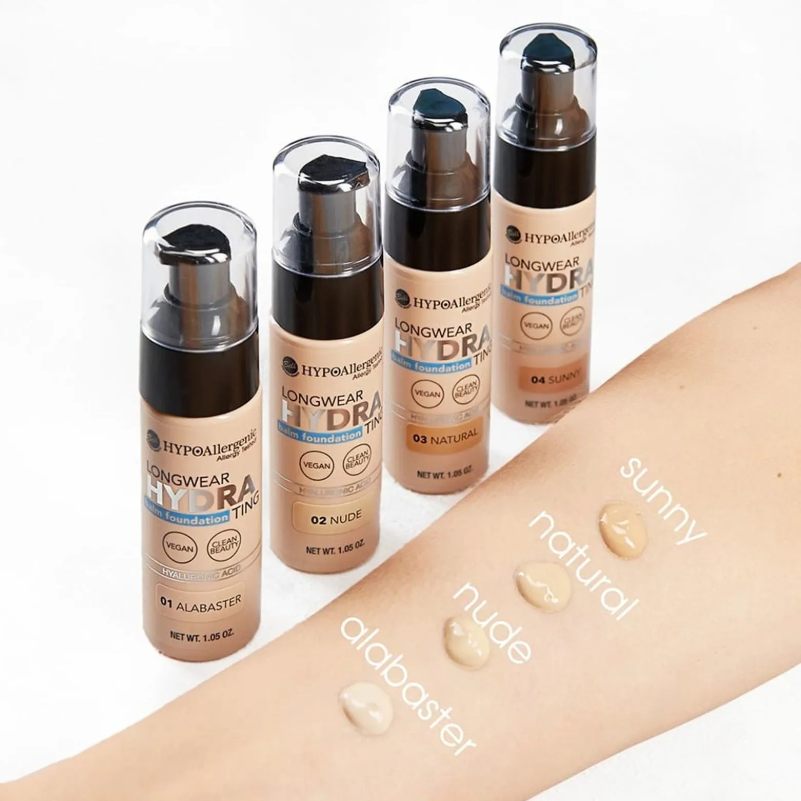 Bell HYPOAllergenic Longwear Hydrating Balm Foundation 03 Natural 30g (1.05oz)