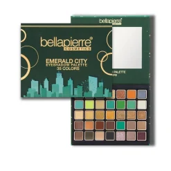 Bellapierre Cosmetics Eyeshadow Palette 35 Colors Emerald City