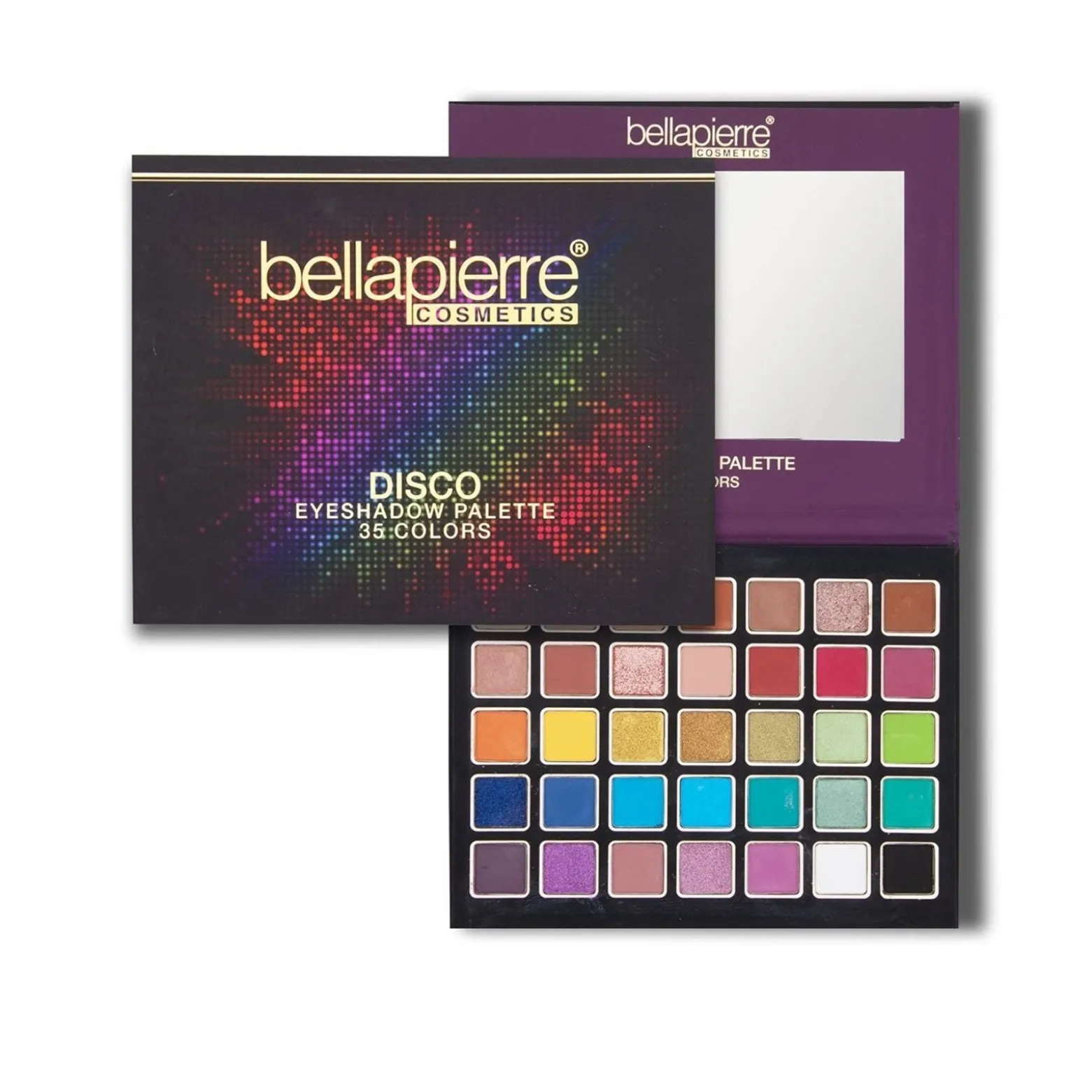 Bellapierre Cosmetics Eyeshadow Palette 35 Colors Disco