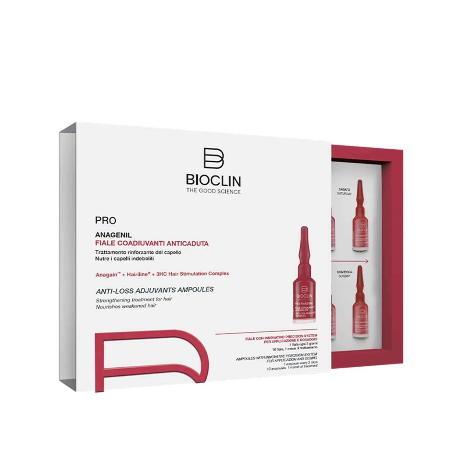 Bioclin Pro Anagenil Anti-Loss Adjuvants Ampoules 10x4ml (10x0.14floz)