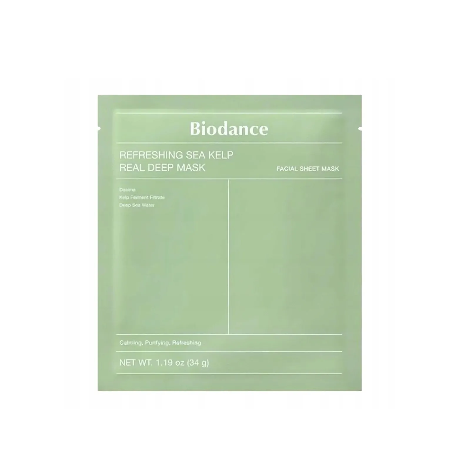 Biodance Refreshing Sea Kelp Real Deep Mask x1 (1.19oz)