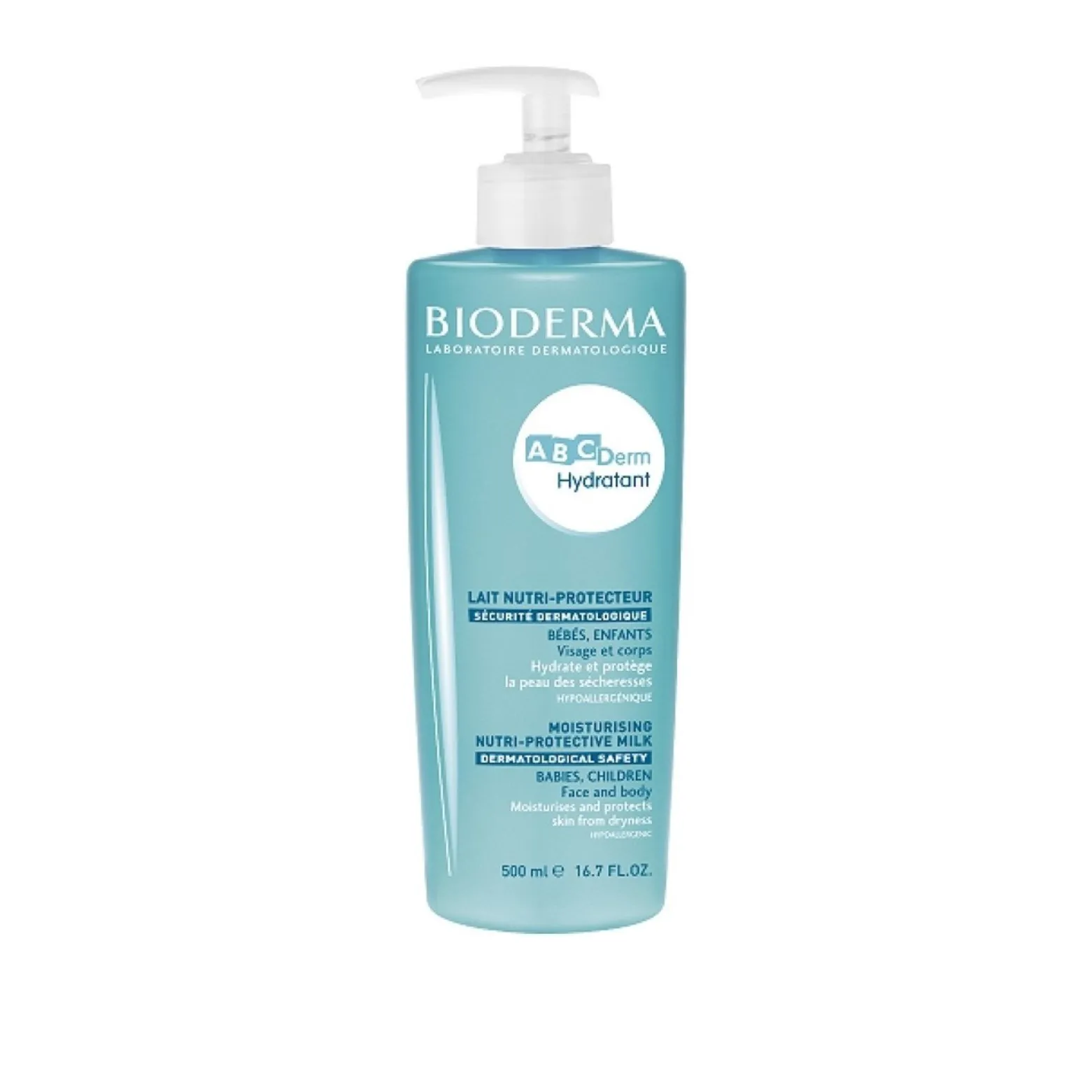 Bioderma ABCDerm Hydratant Moisturizing Nutri-Protective Milk 500ml (16.91floz)