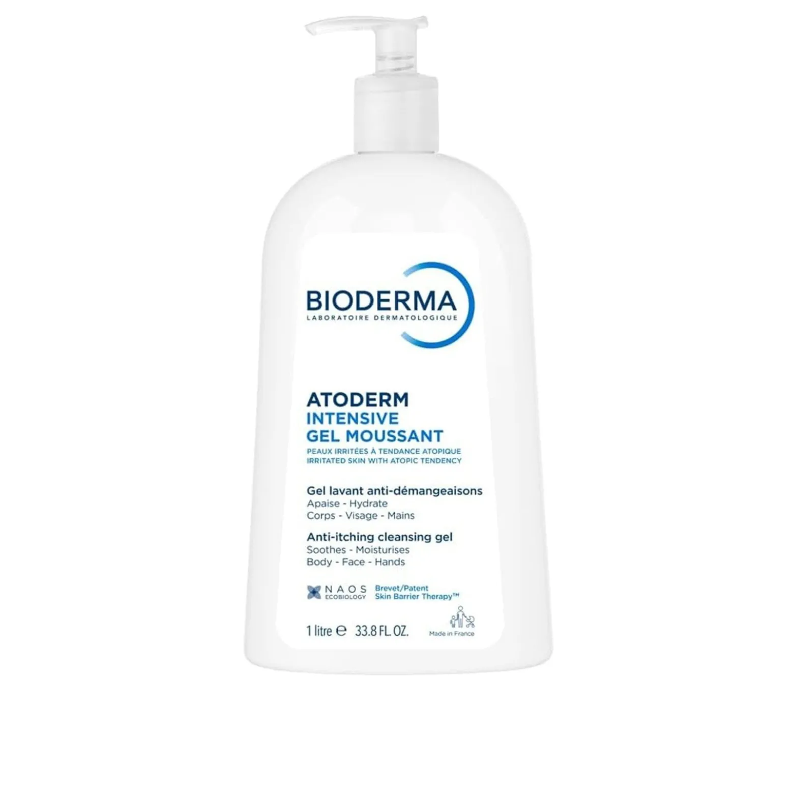 Bioderma Atoderm Intensive Gel Moussant Ultra-Soothing Foaming Gel 1L (33.8floz)