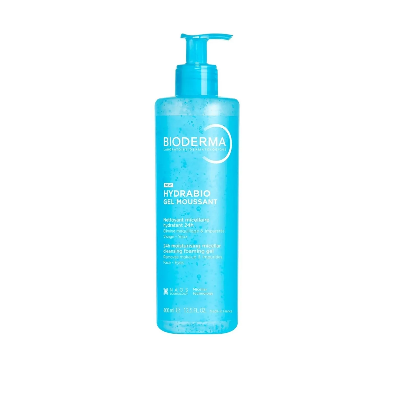 Bioderma Hydrabio 24h Moisturizing Micellar Cleansing Foaming Gel 400ml (13.5floz)