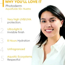 Bioderma Photoderm Aquafluide Invisible Sensitive Skin SPF50+ Sunscreen 40ml (1.3floz)