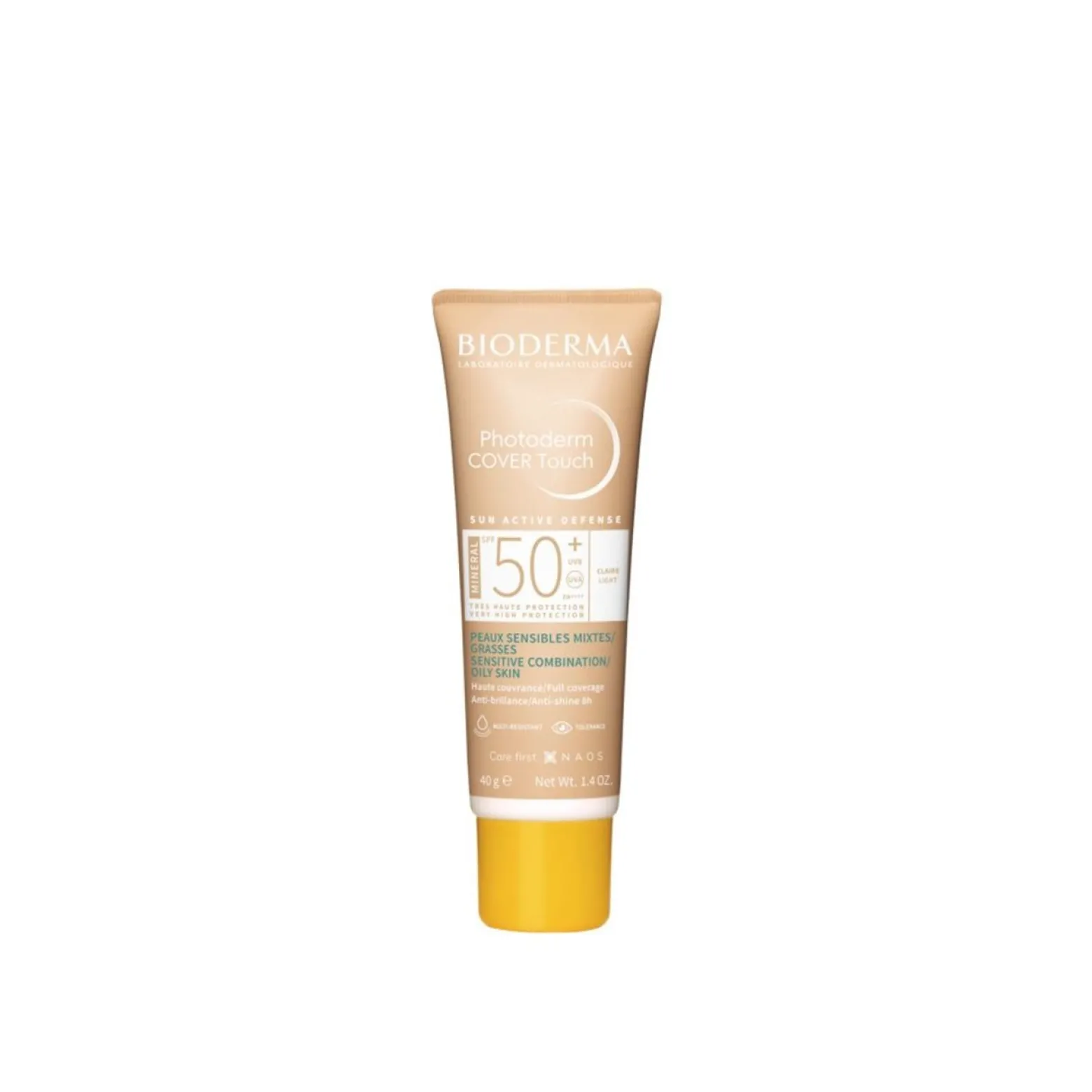 Bioderma Photoderm Cover Touch Mineral SPF50+ Sunscreen Light 40g (1.41oz)