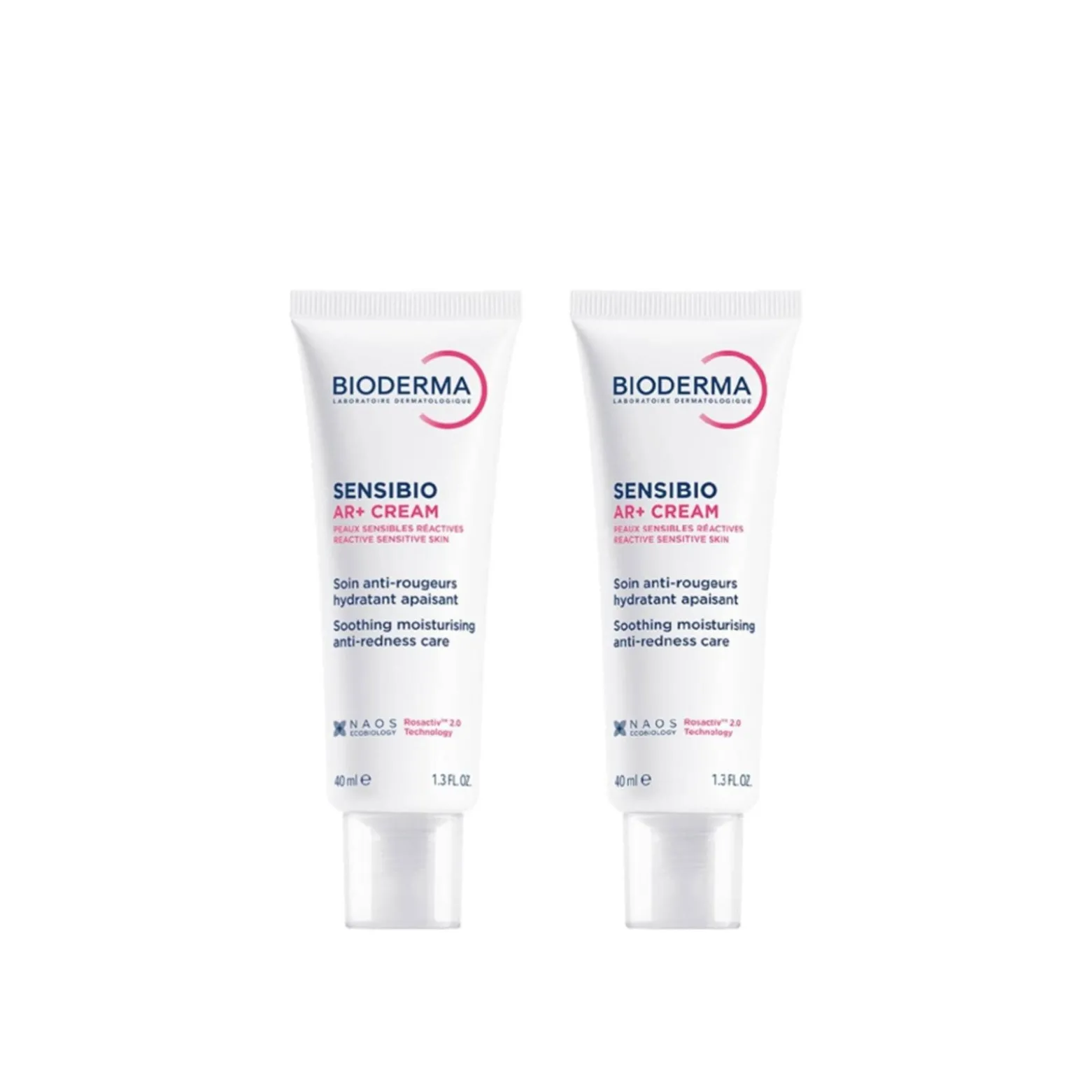Bioderma Sensibio AR+ Cream Soothing Moisturizing Anti-Redness Care 40ml x2 (1.35 fl oz x2)