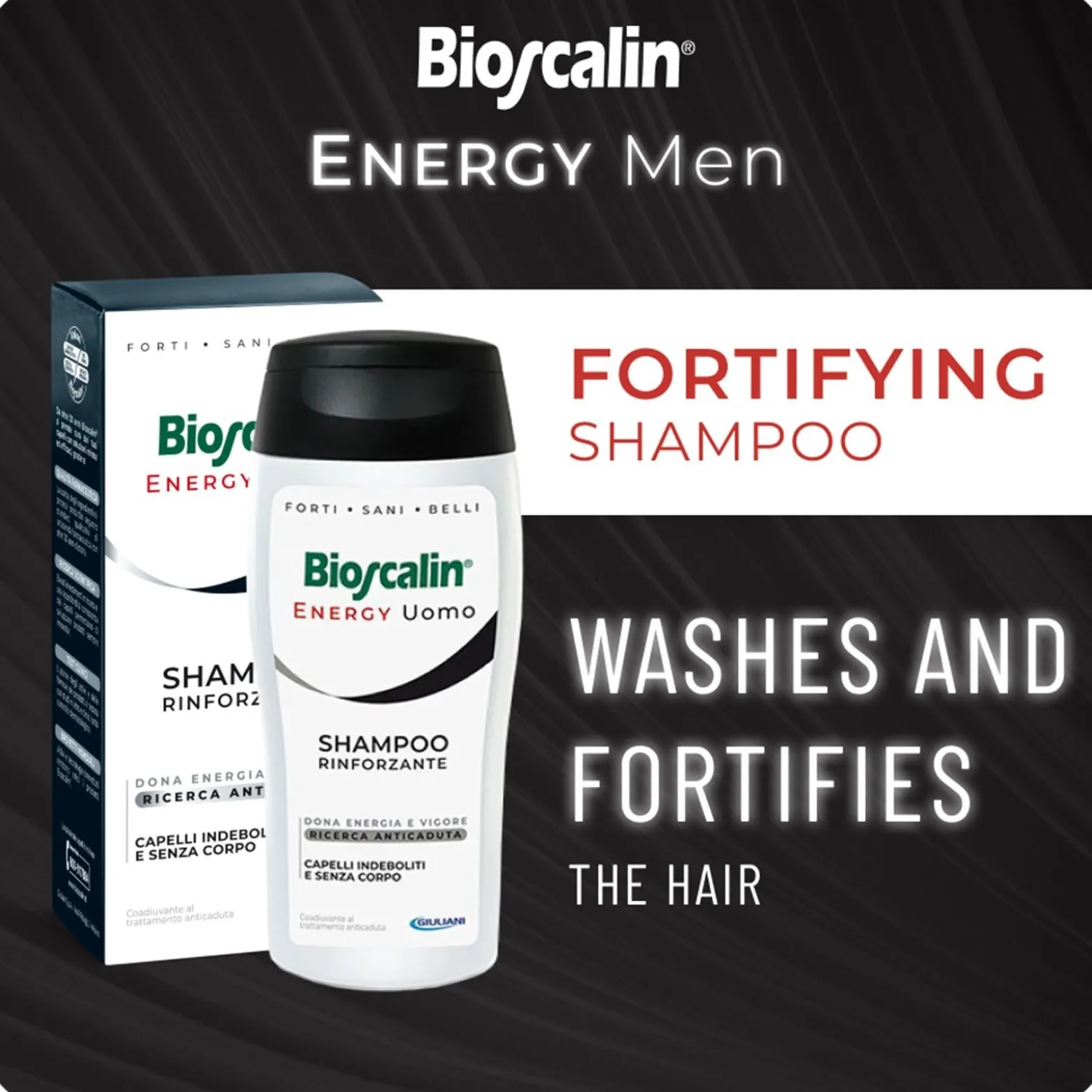 Bioscalin Energy Uomo Strengthening Shampoo 200ml (6.76floz)