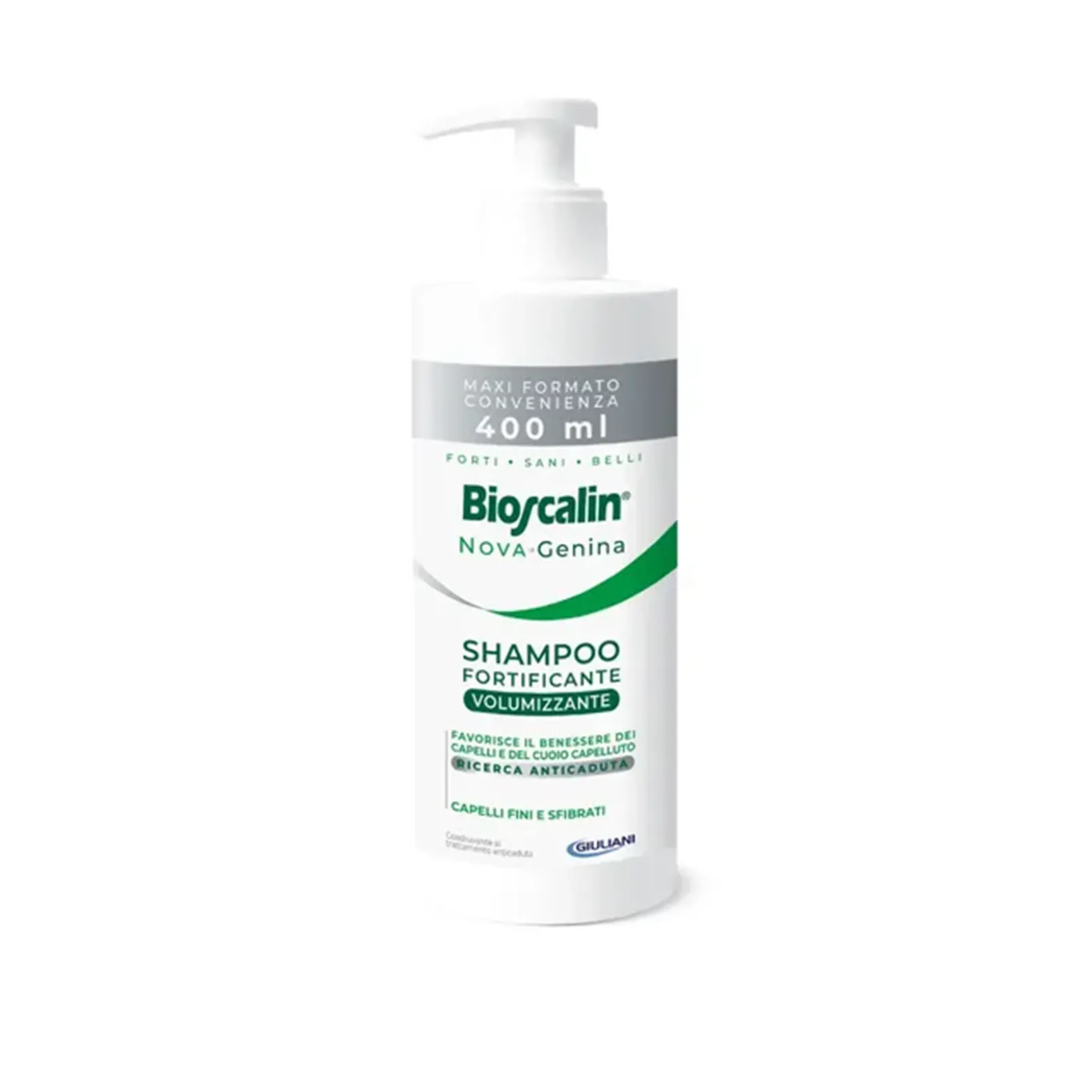 Bioscalin Nova Genina Volumizing Fortifying Shampoo 400ml (13.52floz)
