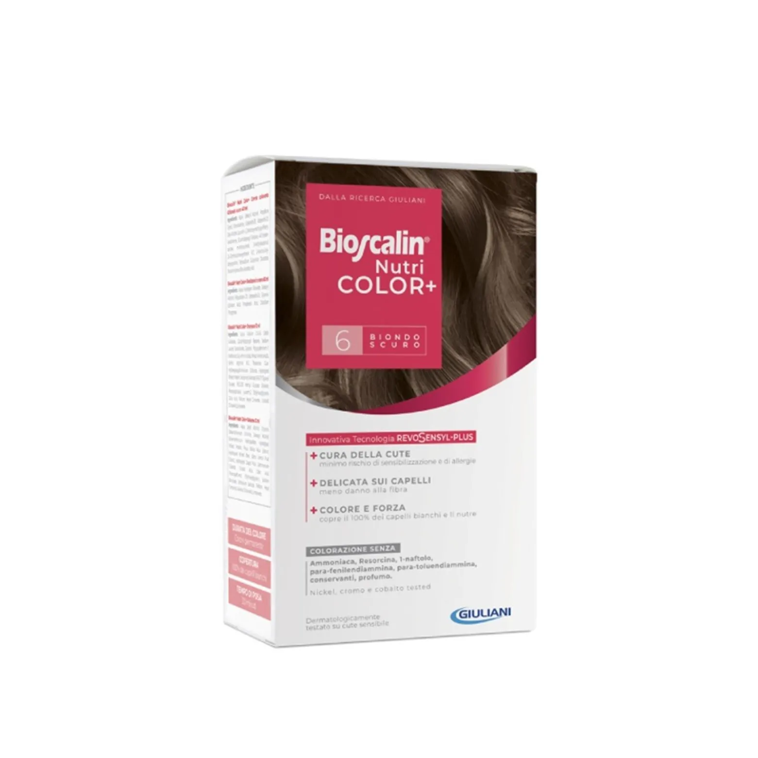 Bioscalin Nutri Color+ Permanent Hair Dye 6 Dark Blonde