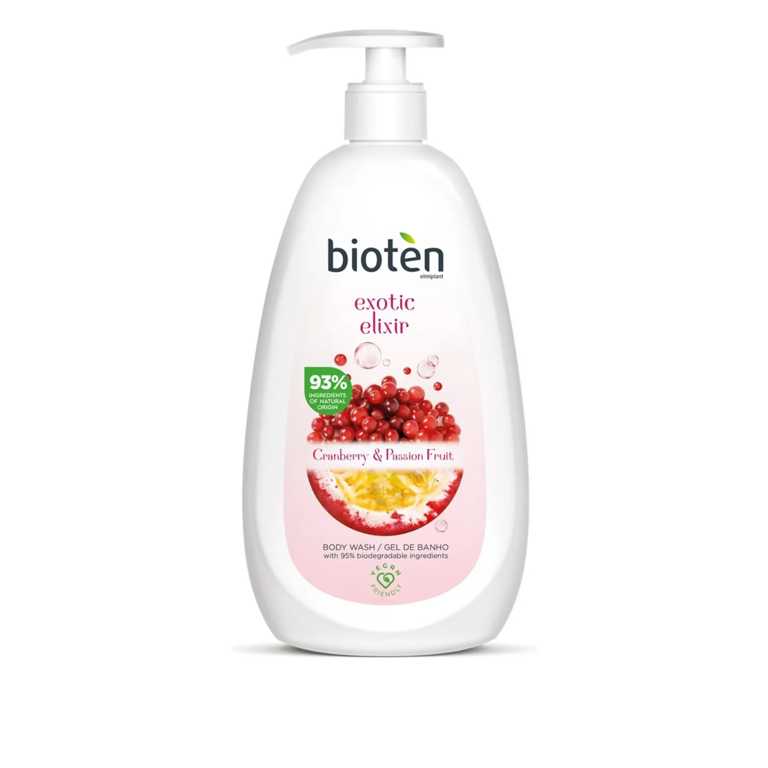bioten Exotic Elixir Cranberry & Passion Fruit Body Wash 700ml (23.67floz)