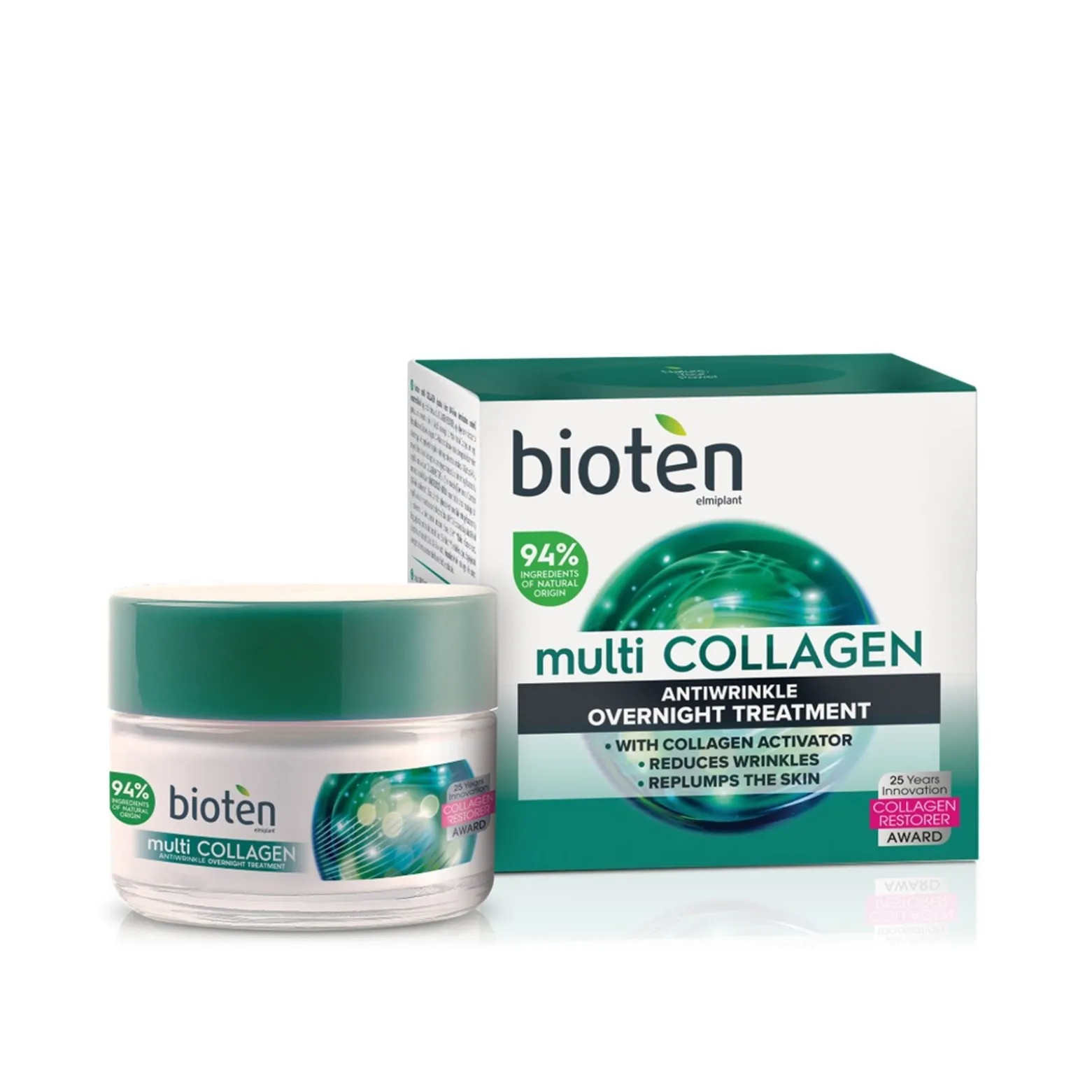bioten Multi-Collagen Antiwrinkle Overnight Treatment 50ml (1.69floz)