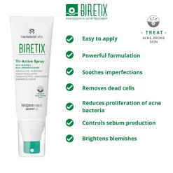 Biretix Tri-Active Spray Anti-Blemish Body Acne 100ml (3.38floz)