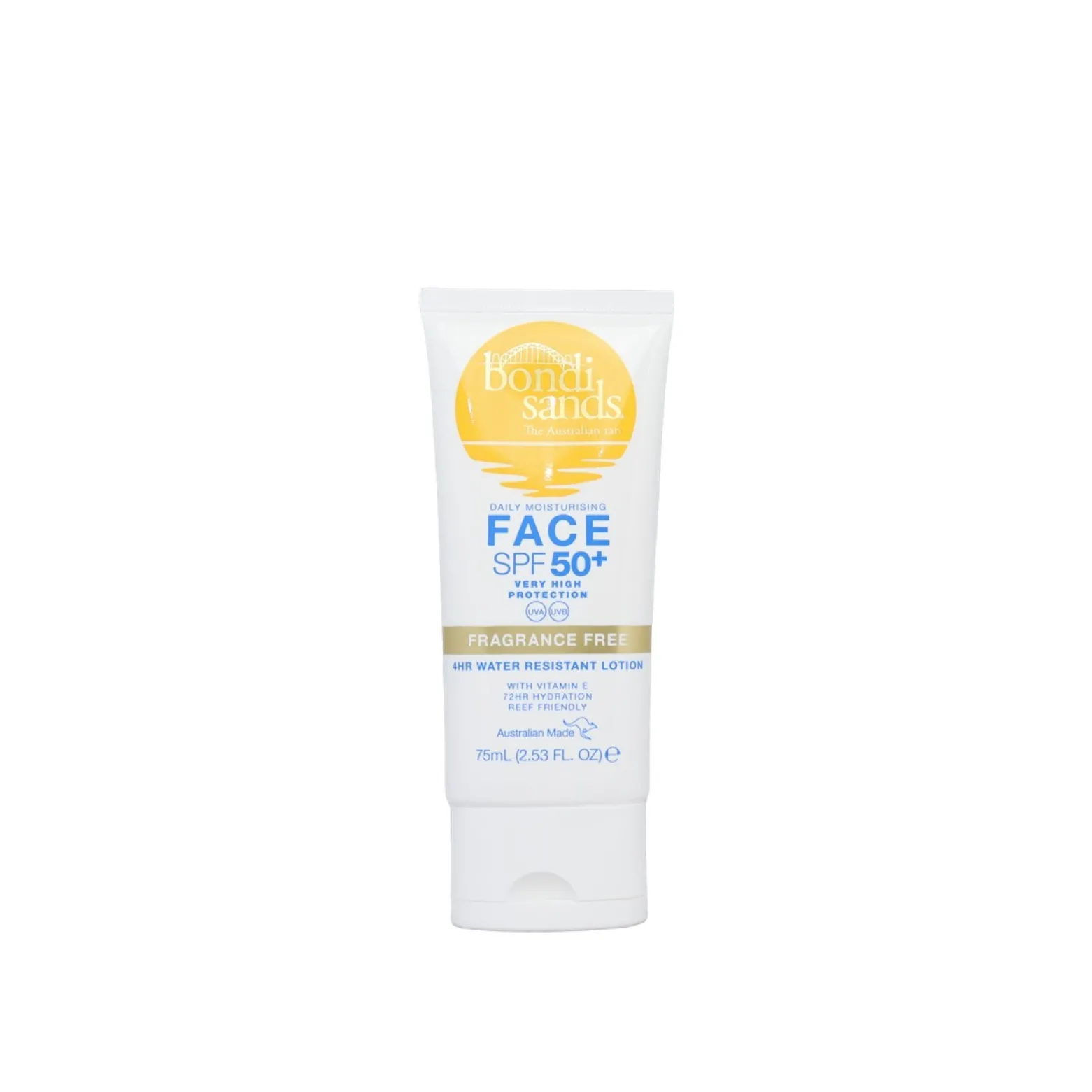 Bondi Sands Face Daily Moisturizing Fragrance-Free Lotion SPF50+ 75ml