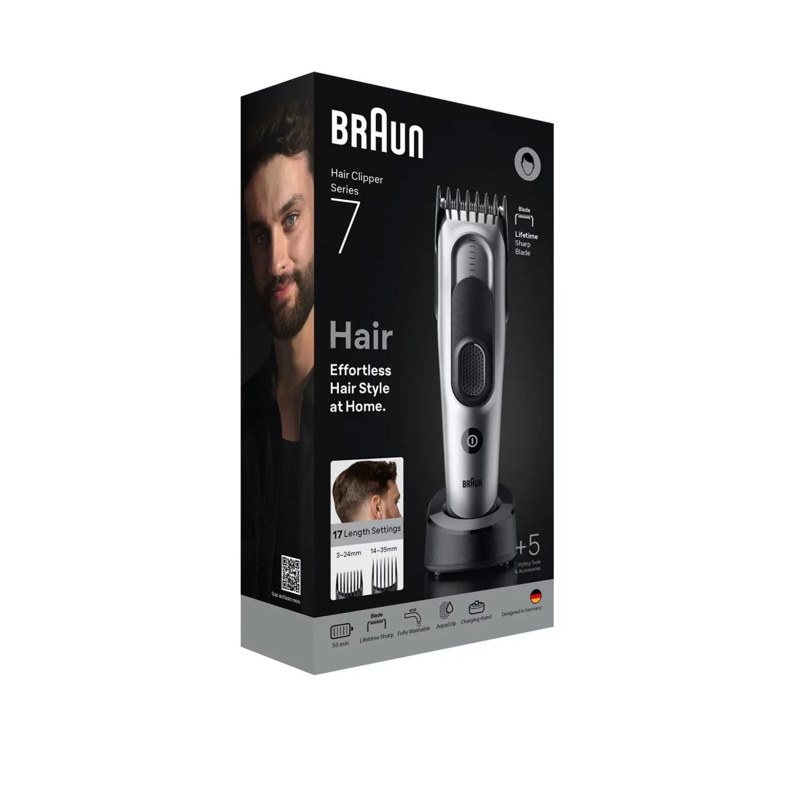 Braun Hair Clipper Series 7 Trimmer Styling Kit HC7590