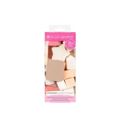 Brushworks Assorted Complexion Sponges x24