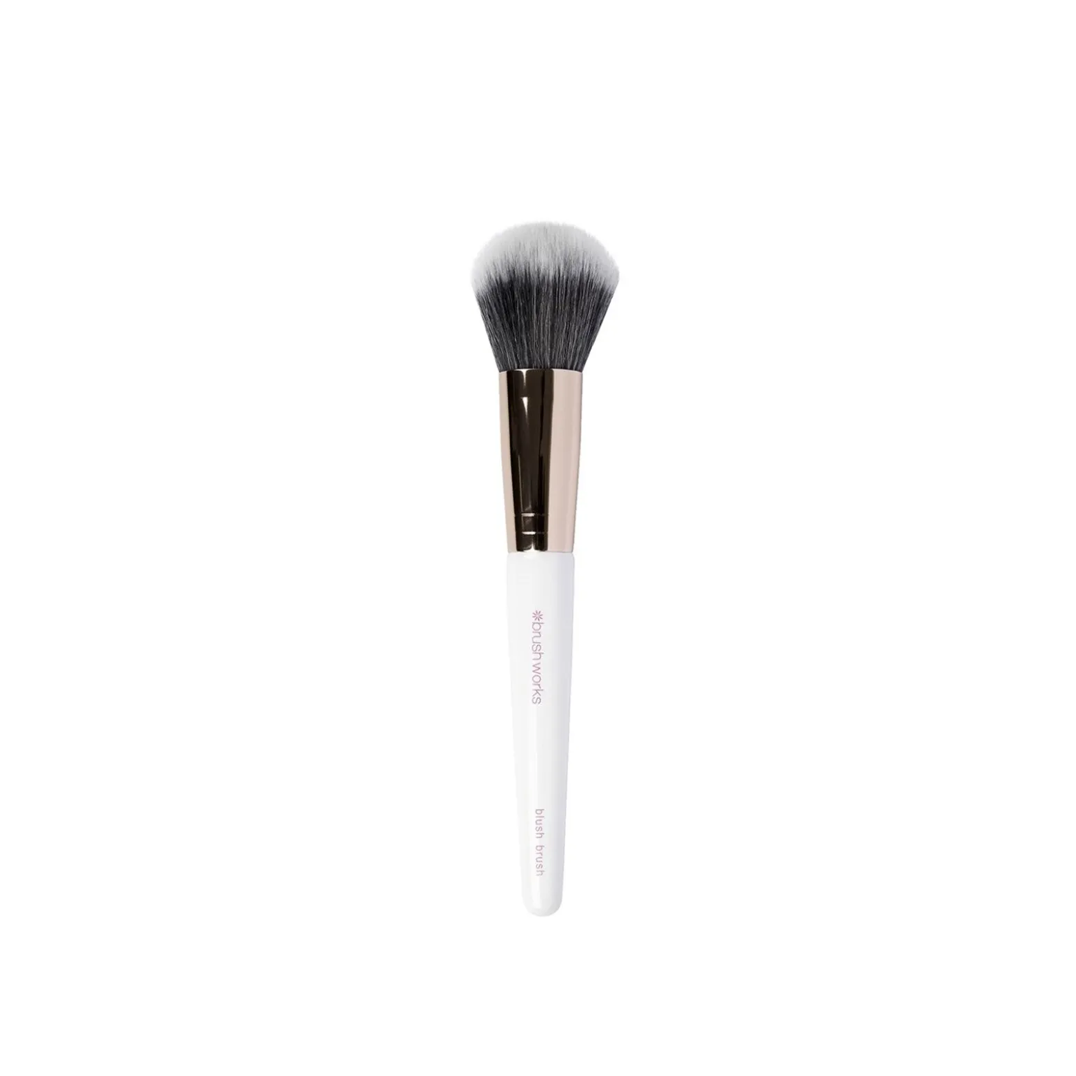 Brushworks Blush Brush White & Gold