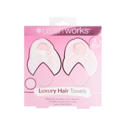 Brushworks HD Luxury Hair Towels x2