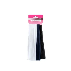 Brushworks Jersey Headbands x3