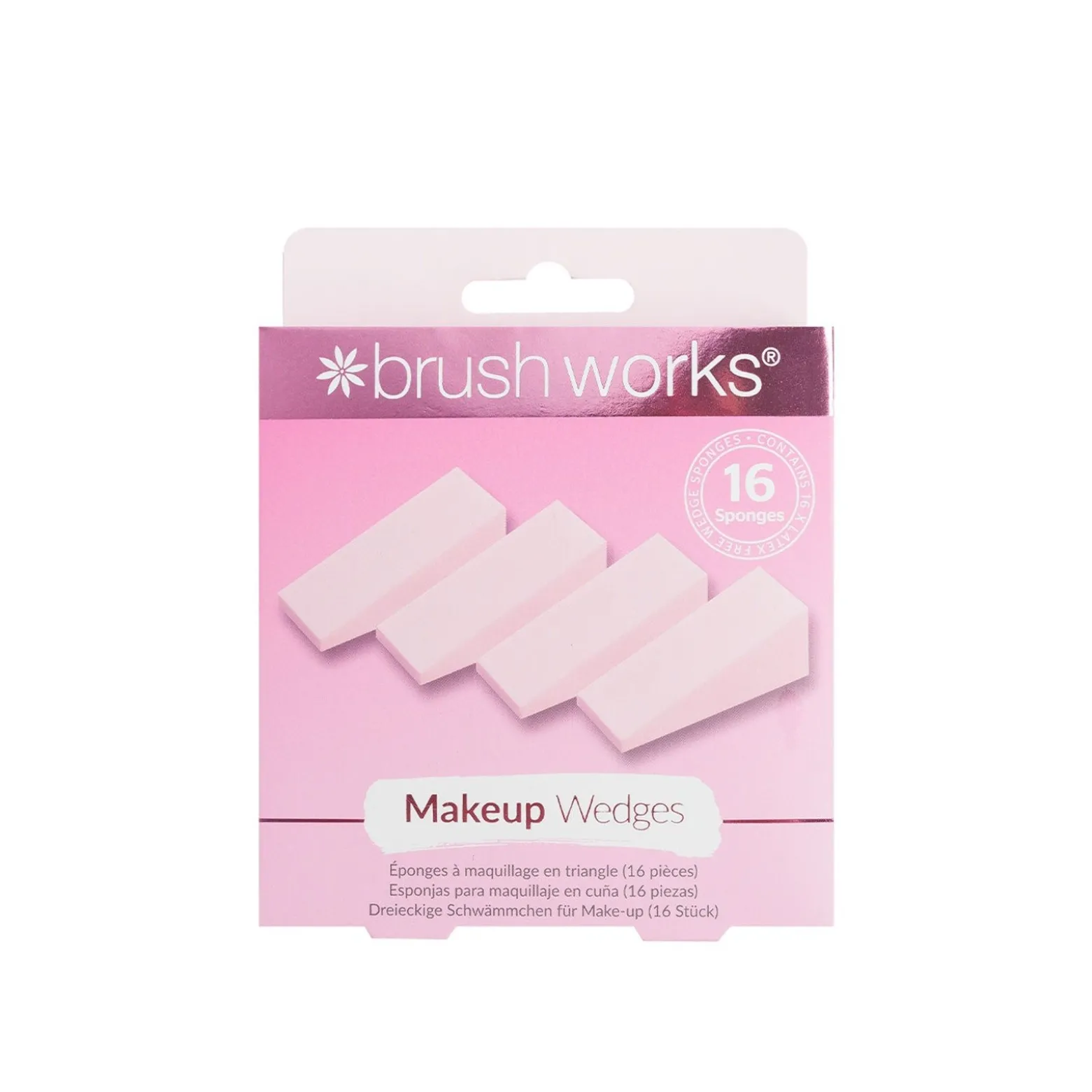 Brushworks Makeup Wedges x16