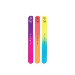 Brushworks Neon Nail Files x3