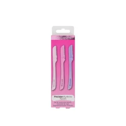 Brushworks Precision Eyebrow Razors x3