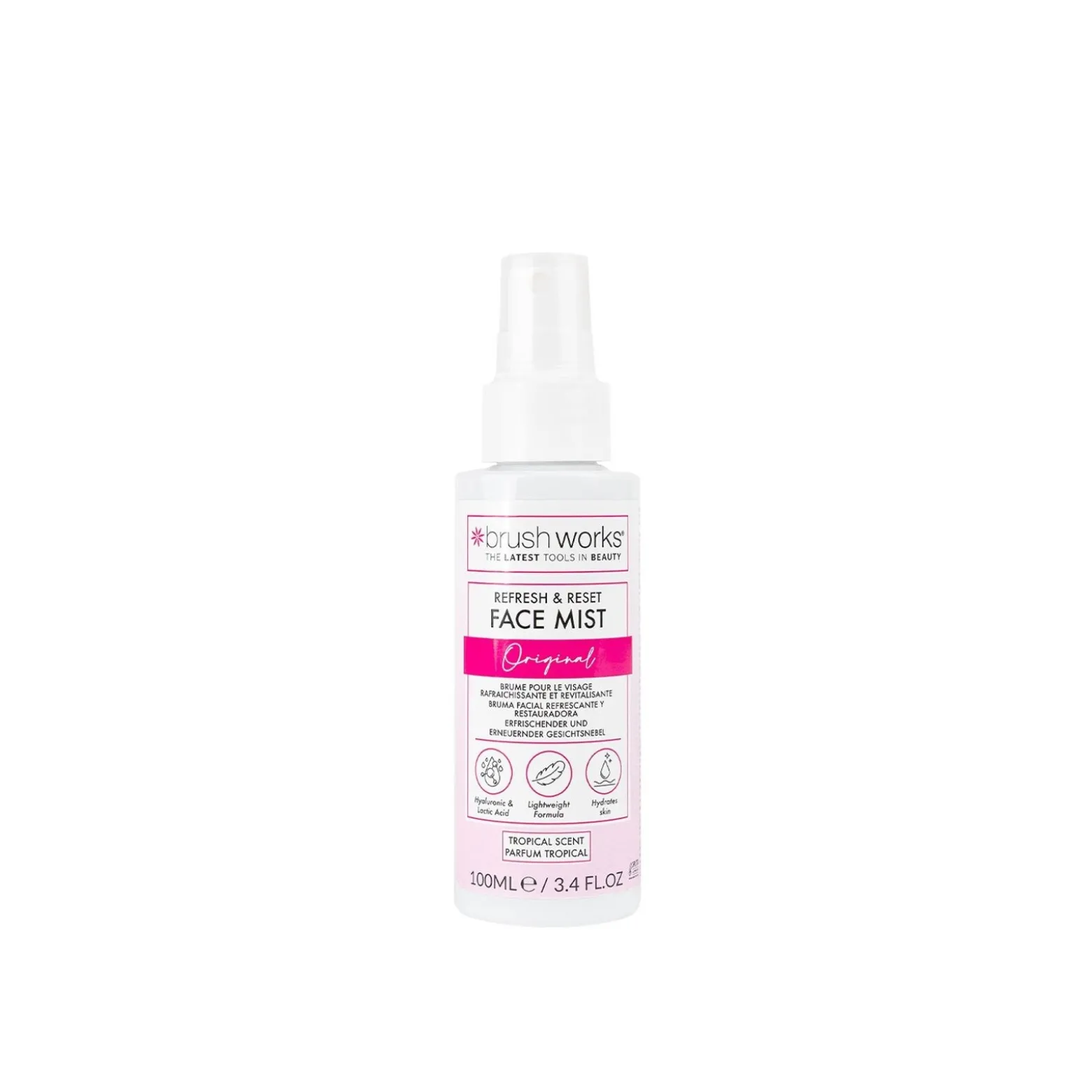 Brushworks Refresh & Reset Face Mist 100ml (3.4floz)