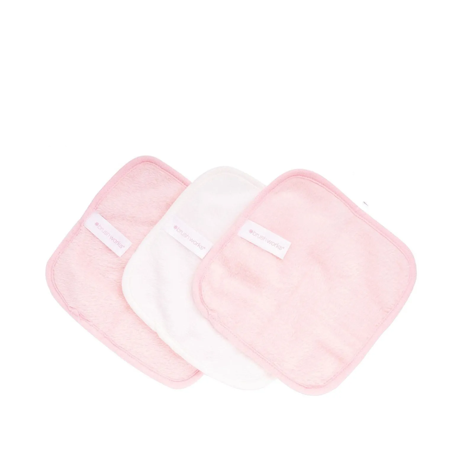 Brushworks Reusable Makeup Remover Cloths x3