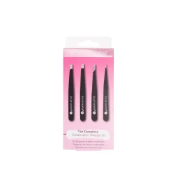 Brushworks The Complete Combination Tweezer Set Black