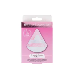 Brushworks Triangular Powder Puff Duo
