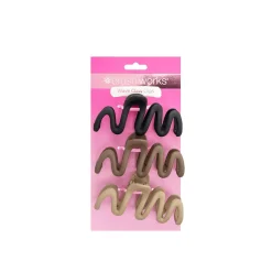 Brushworks Wave Claw Clips x3