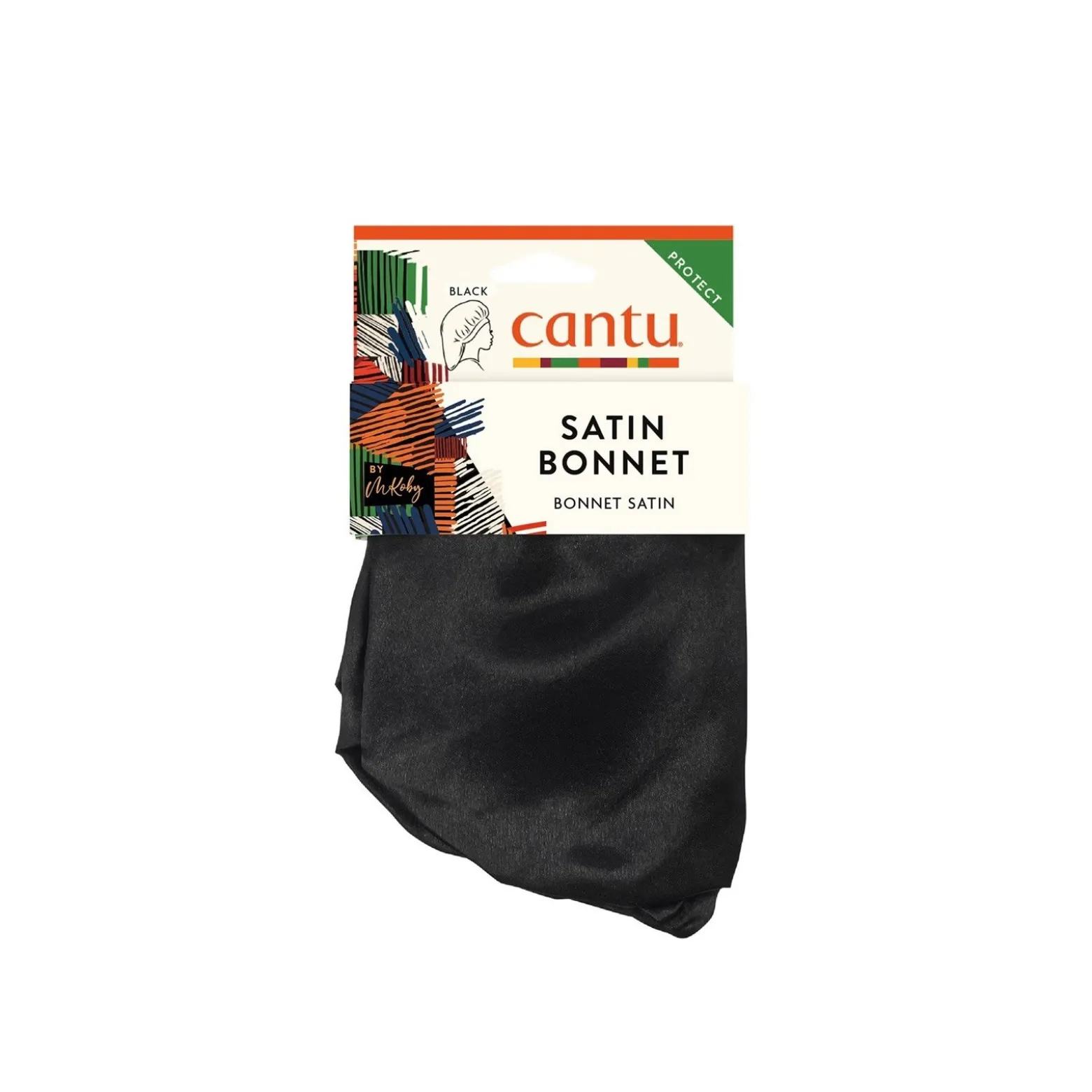 Cantu Satin Bonnet Black