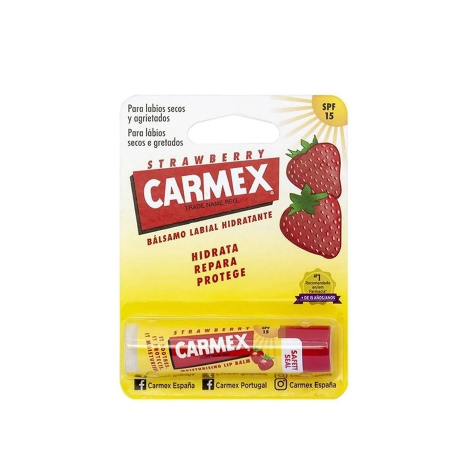 Carmex Moisturizing Lip Balm Strawberry SPF15 4.25g (0.15oz)