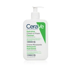 CeraVe Hydrating Cream-to-Foam Cleanser 473ml (16floz)