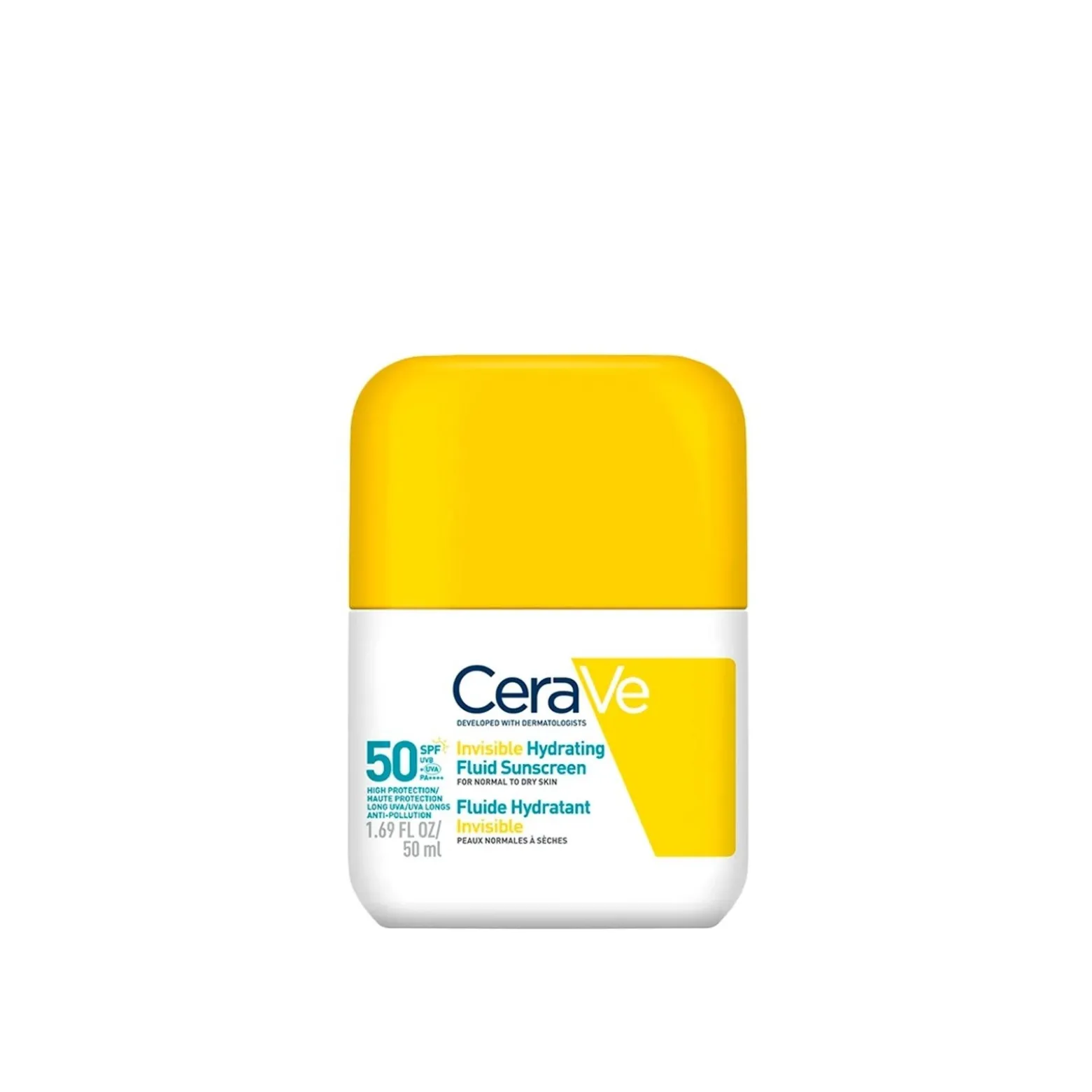 CeraVe Invisible Hydrating Fluid Sunscreen SPF50 50ml (1.69floz)
