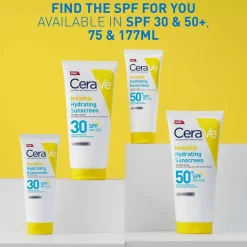 CeraVe Invisible Hydrating Sunscreen SPF50+ 75ml (2.5floz)
