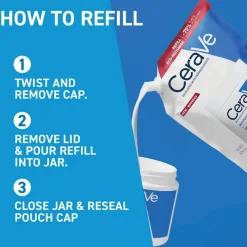 CeraVe Moisturizing Cream Dry to Very Dry Skin Eco-Refill 454g (16oz)
