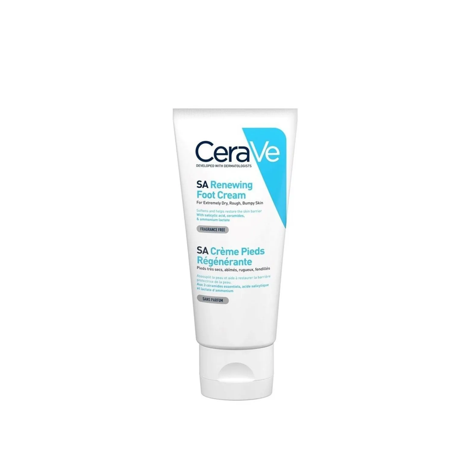 CeraVe Renewing SA Foot Cream Very Dry Cracked Skin 88ml (3floz)