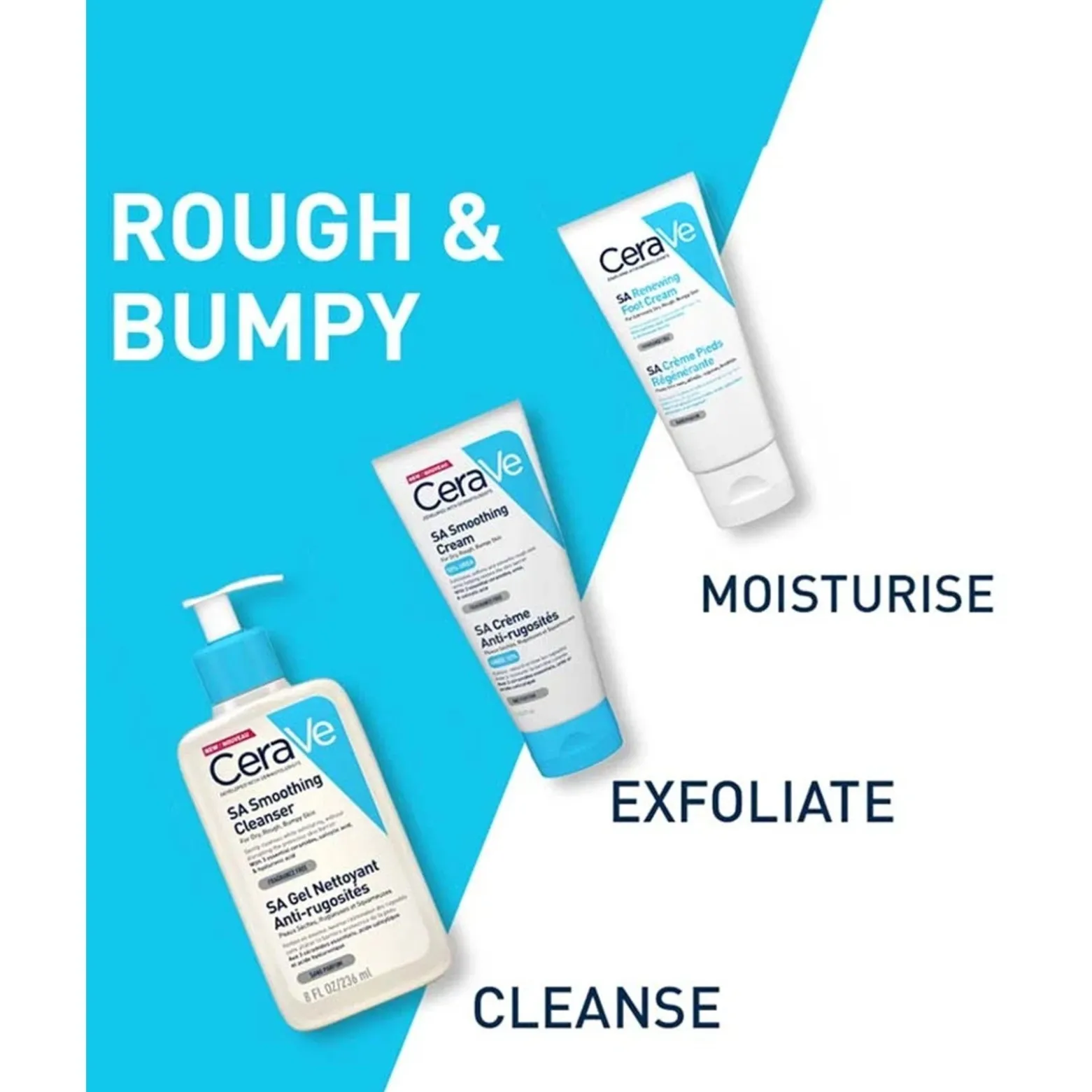CeraVe SA Smoothing Cleanser Bumpy Skin 473ml (15.99floz)