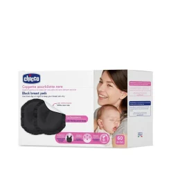 Chicco Absorbent Black Breast Pads x60